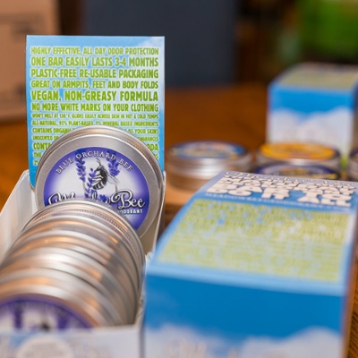 Retail packaging.<br>