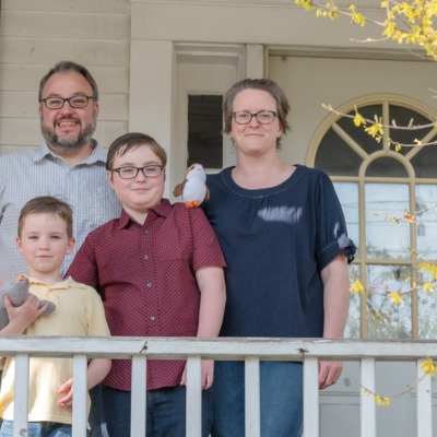 Richard, Sophie, Julien, and Noah