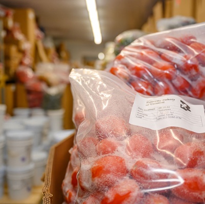 Frozen peppers.