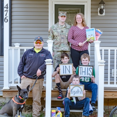 Rachel, Jason,  Kaden, Landon, Madden, Nolan, and Ranger