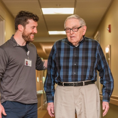 Physical therapist Jameson, WWII hero Ron