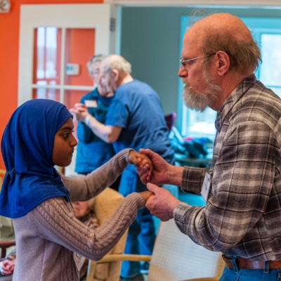 Cross-generational dancing at Project Independence