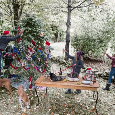 First, some snow on the ground<br>