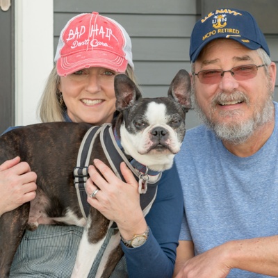 Amy, Quincy, and Bruce